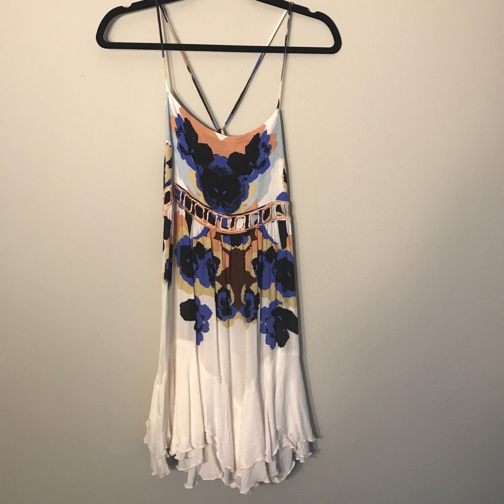 Free People Patterned Flowy Dress